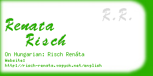 renata risch business card